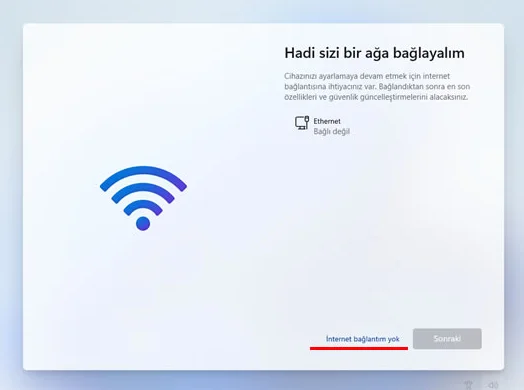 Windows 11 kurulum süreci