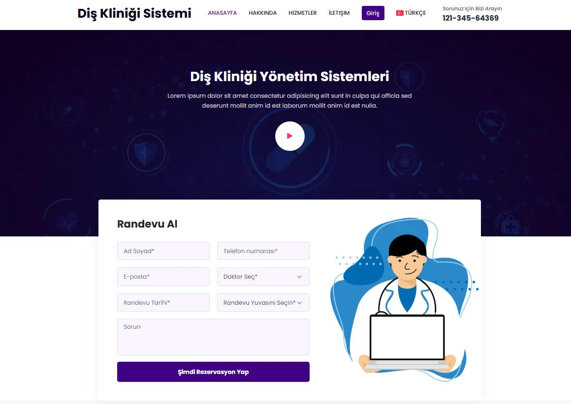 diş kliniği yönetim sistemi 2025