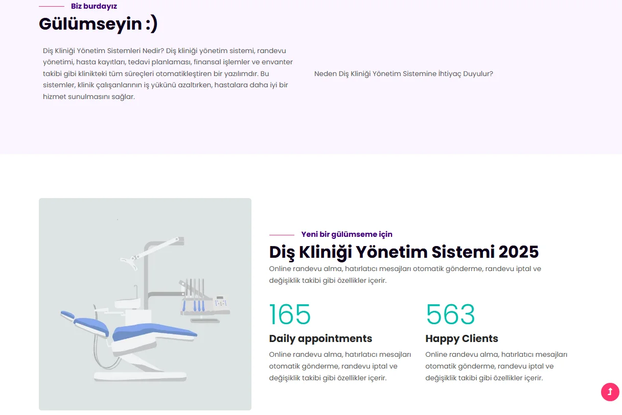 diş kliniği yönetim scripti 2025