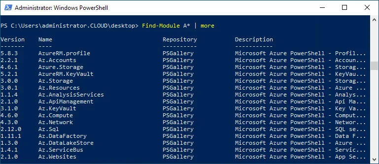 PowerShell cmdlet'leri